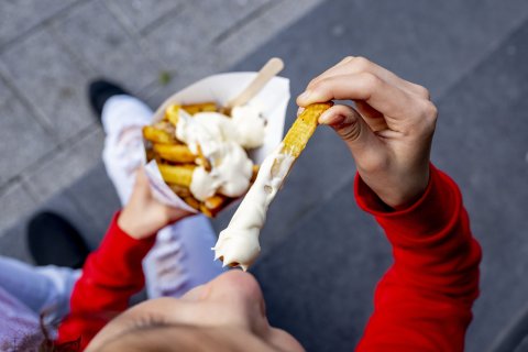 Adipositas fettes Essen Ernährung ungesund Fett