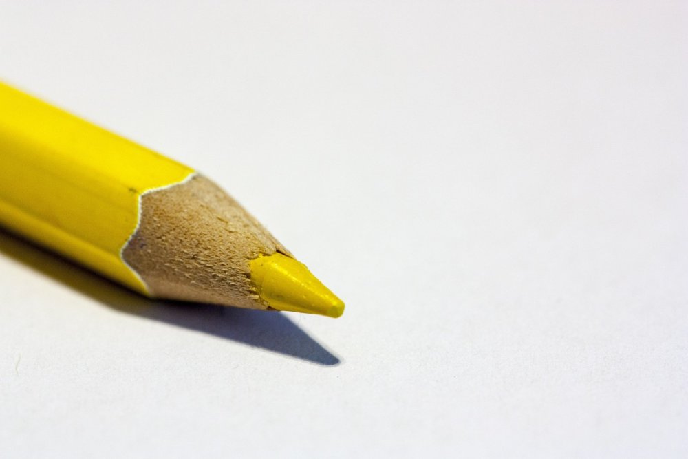 Gelber Stift